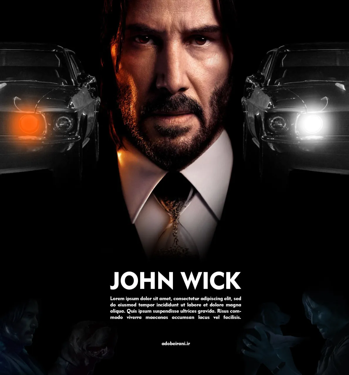 ادوبی ایرانی - پوستر جان ویک