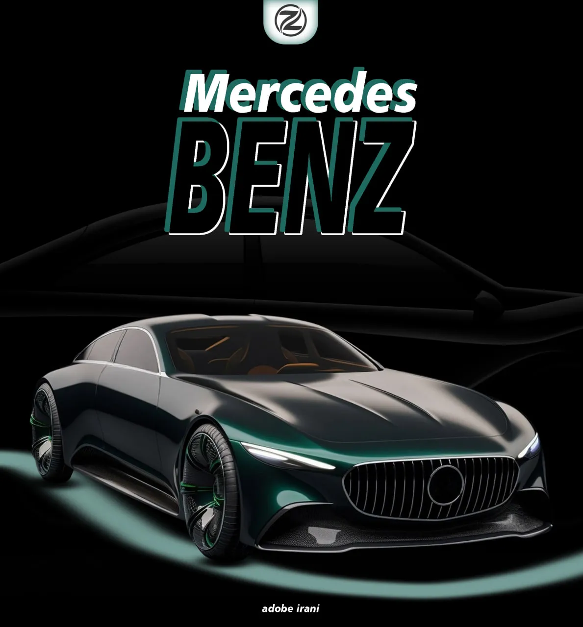 ادوبی ایرانی - پوستر ماشین