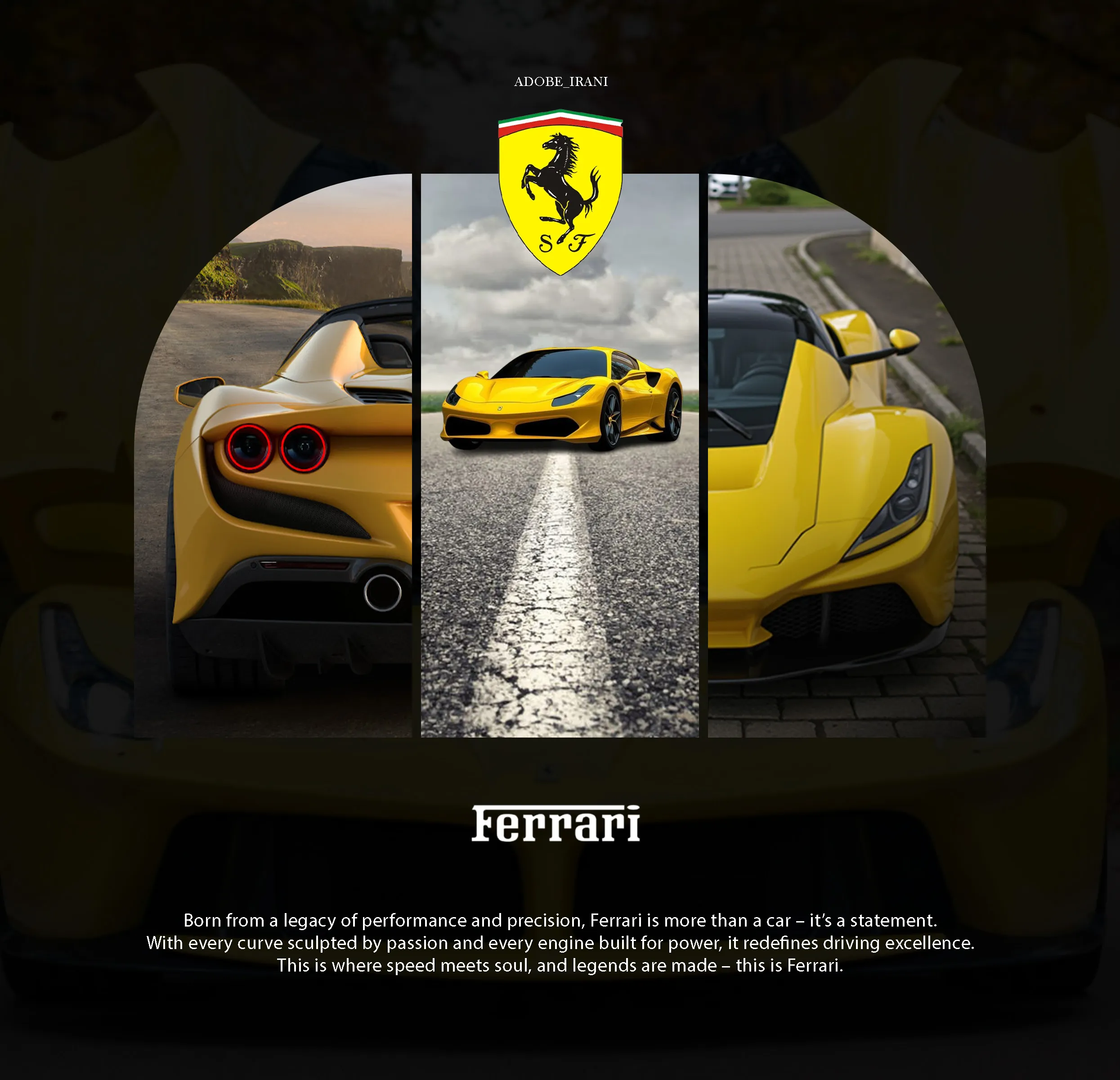 ادوبی ایرانی - پوستر ماشین